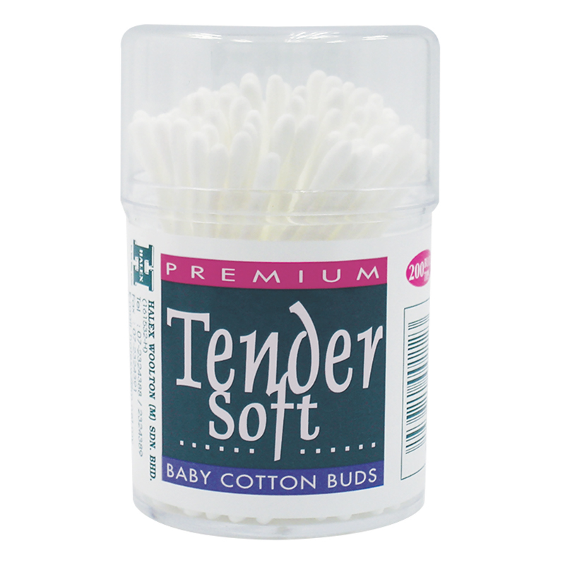 Tăm Bông Trẻ Em Tender Soft Hộp 100 Cây - 9556710001123